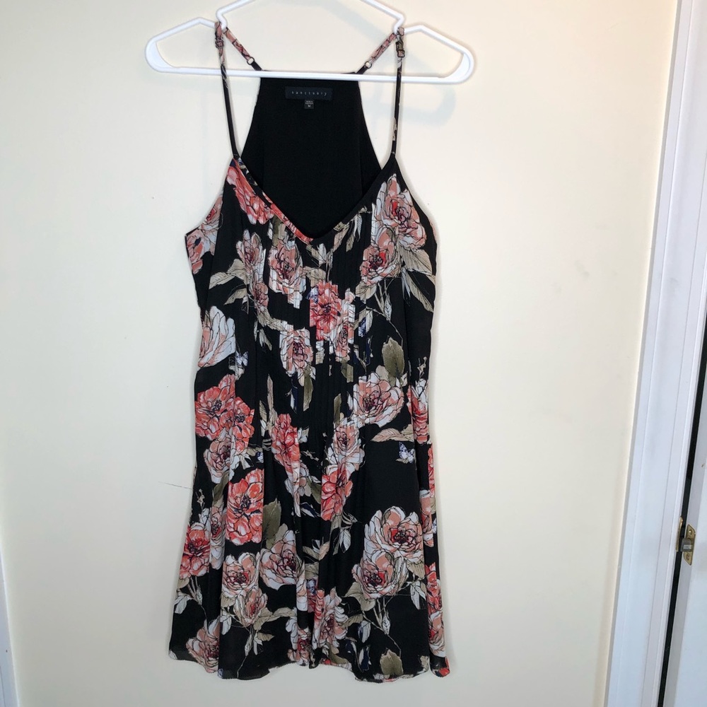 NWOT Sanctuary Floral Print Flowy Dress - Picture 5 of 8